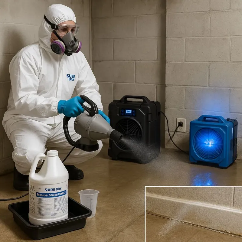 Sanitization and Odor Removal process in Fairlawn, OH